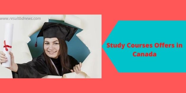 Study Courses Offers in Canada
