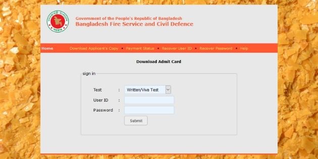 Fire Service admit download 