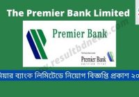 The Premier Bank Limited Job Circular 2020