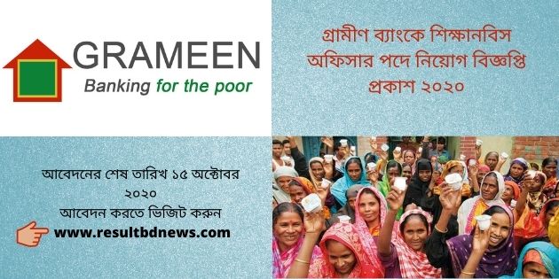 Grameen Bank Job 2020.