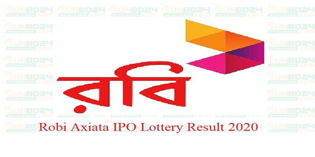 Robi IPO Lottery Result 2020